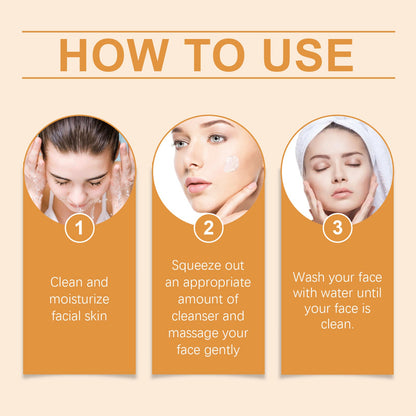 Papaya Facial Cleanser Cleans Pores, Balances Oils And Moisturizes And Moisturizes Skin