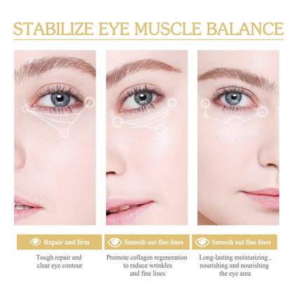 24k Gold Eye Mask, Fading Fine Lines And Dark Circles Moisturizing And Firming Eye Mask