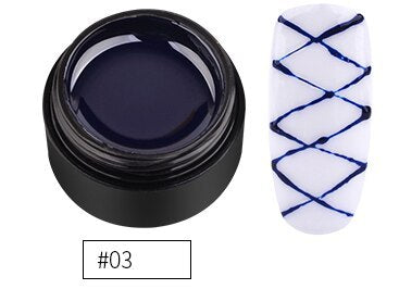 Elastic Spider Gel - Creative DIY Nail Art Drawing Gum