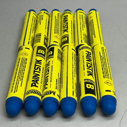 Markal (12 Pack) Solid Paint Crayon PaintStik/ Marker Blue (Slightly Distressed)