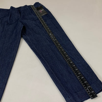 MULTIPLES Ankle Pants Petite Women's Sz 10P Denim M2623P