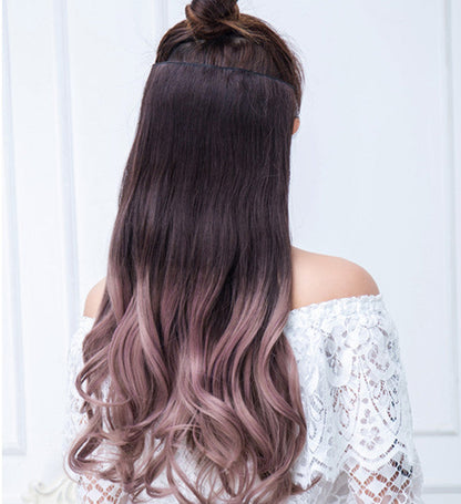 Big wave one piece wig hair piece