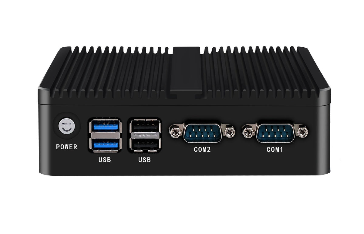 Industrial Control Quad-core Dual-network Microcomputer Embedded Fanless Mini-host