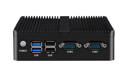 Industrial Control Quad-core Dual-network Microcomputer Embedded Fanless Mini-host