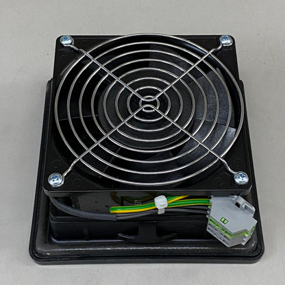HOFFMAN 3R Side-Mount Filter Fan 5.9"x5.9"x2.9" Black HN0516513