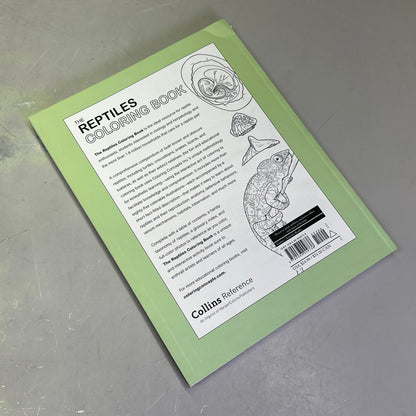 THE RETILES COLORING BOOK Science & Anatomy Paperback Coloring Activity Book