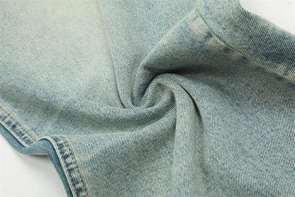 Fashion American Retro Washed Jeans Men