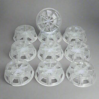 ZA@ Pallet of 2A Insulated Runner Plastic Random Packing Cascade Ring Sz 3" D X 1" H White