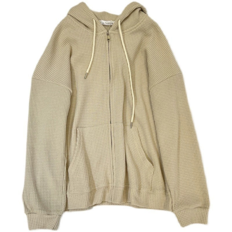Wafffle Knit Hoodie