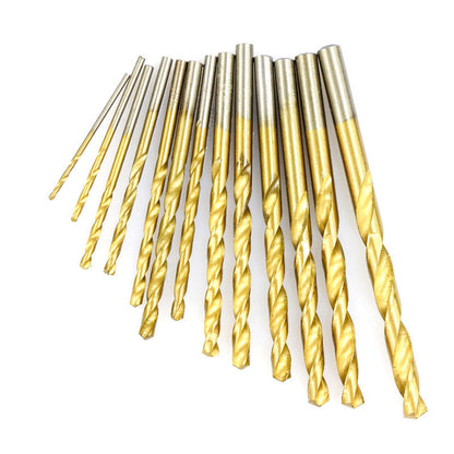 Titanium-plated Punching Tool Twist Drill Set Boxed