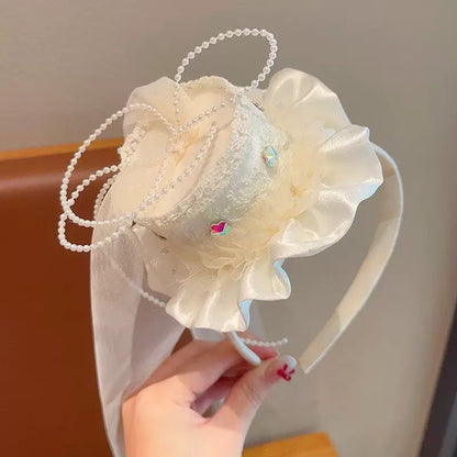 Cherry Cake Style Lace Hair Clip