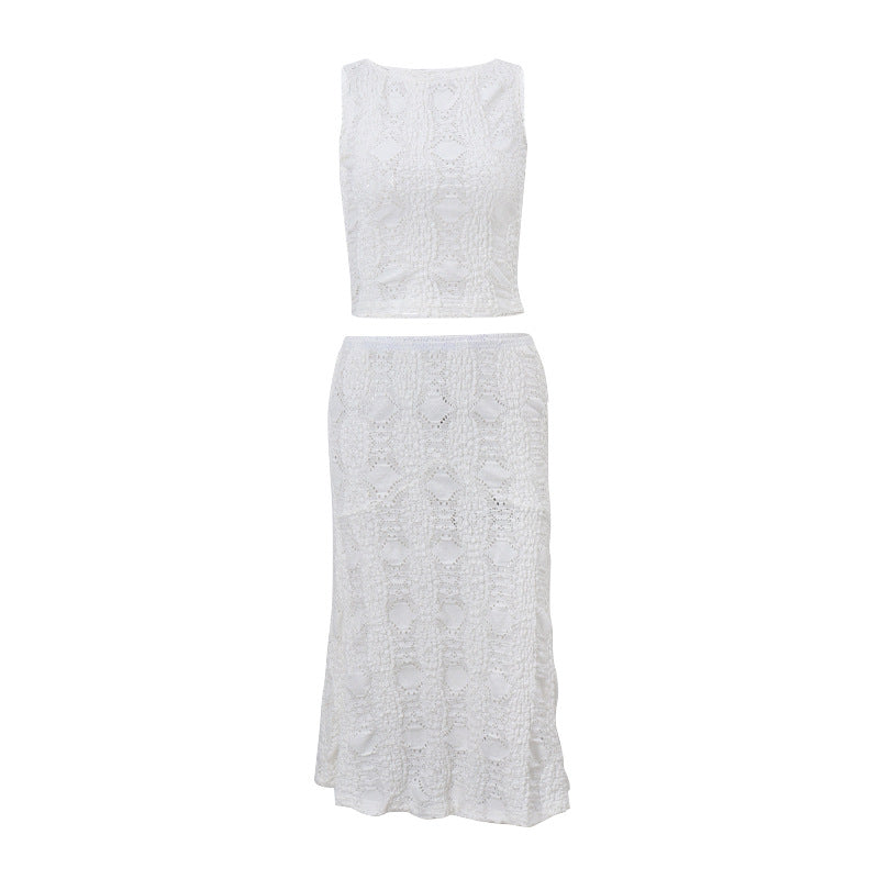 Ripped Temperament Skirt Fashion Suit Women