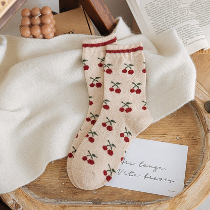 Printing Keep Warm Winter Women Socks