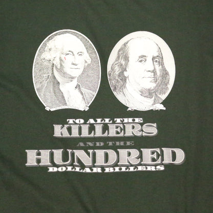 No Feelings T Shirt - Money Green