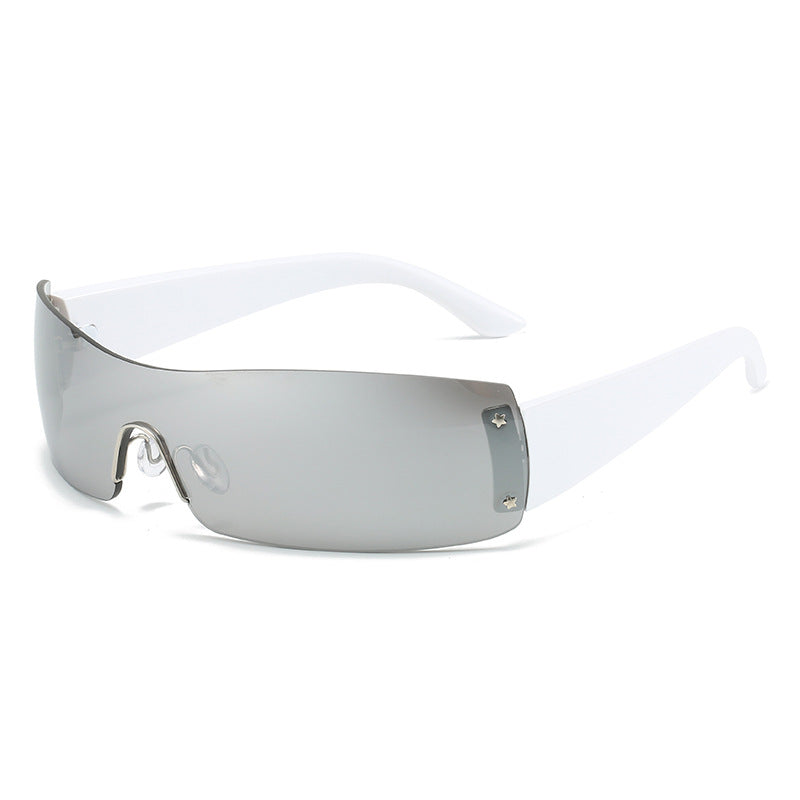 Personality Ins Siamese Glasses Fashion In Europe And America