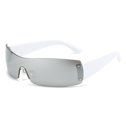 Personality Ins Siamese Glasses Fashion In Europe And America