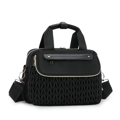 New Woven Mommy Bag Multi-functional Insulated Bag