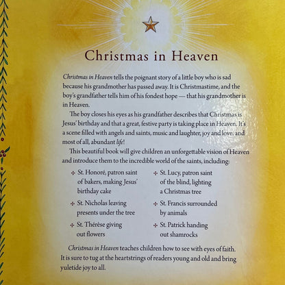 CHRISTMAS IN HEAVEN By Anthony Destefano Hardback Book