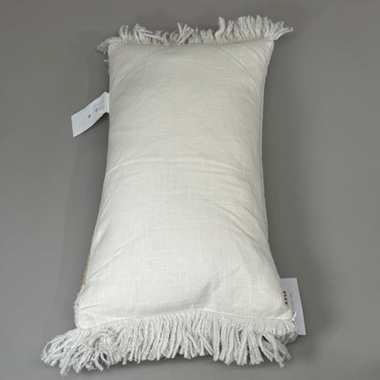 VILLA 14"x26" RN Rahun Decorative Throw Pillow Yellow/Ivory
