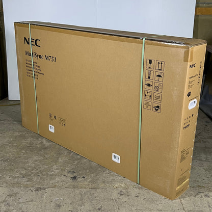 NEC MultiSync 75" LCD Monitor Display Black M751 (New, Distressed Box)