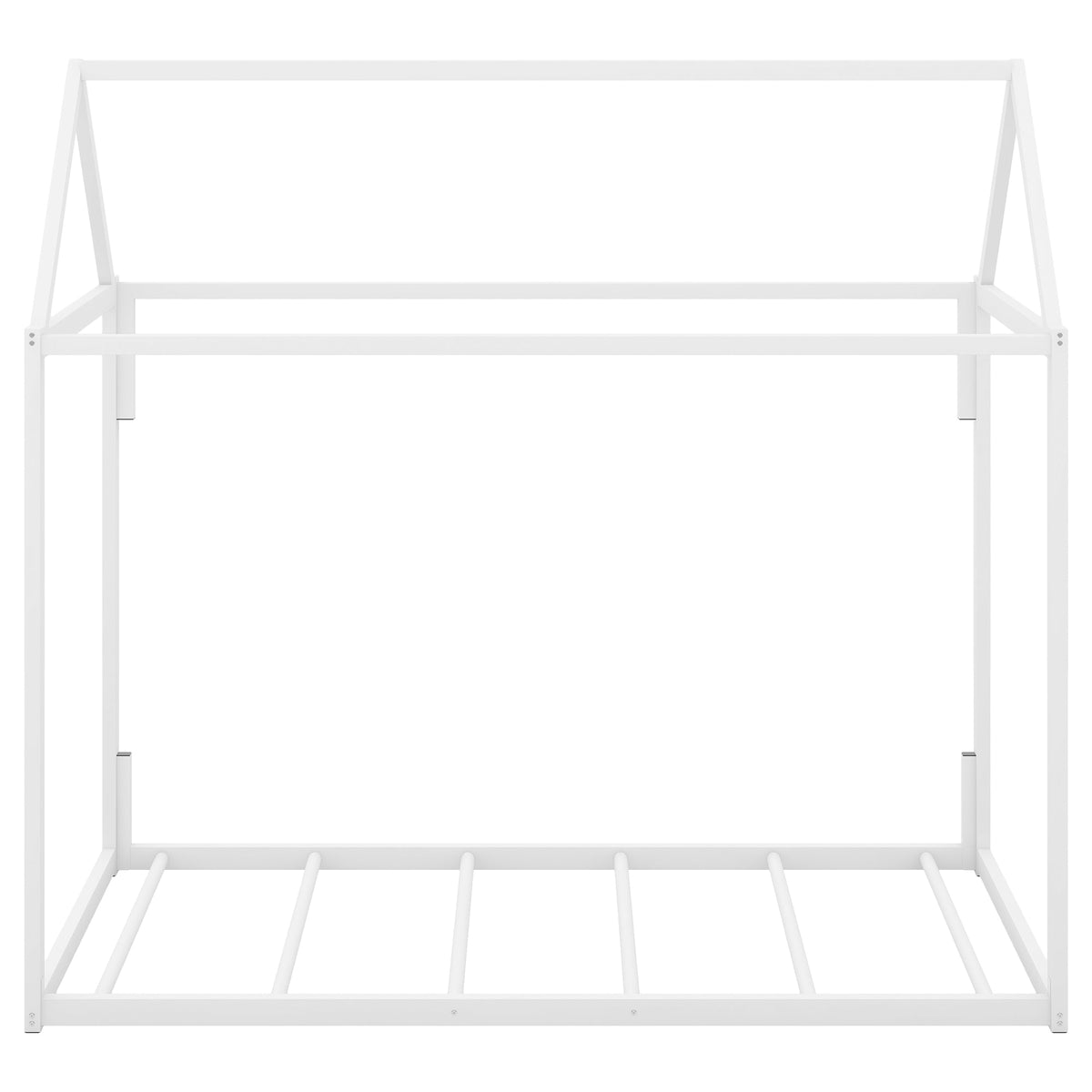Metal House Shape Platform Bed   twin