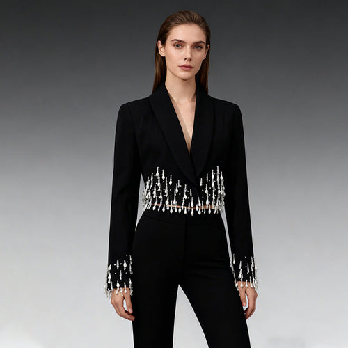Designer-style Fashionable Suit Elegant Office-ready Versatile Blazer For Women