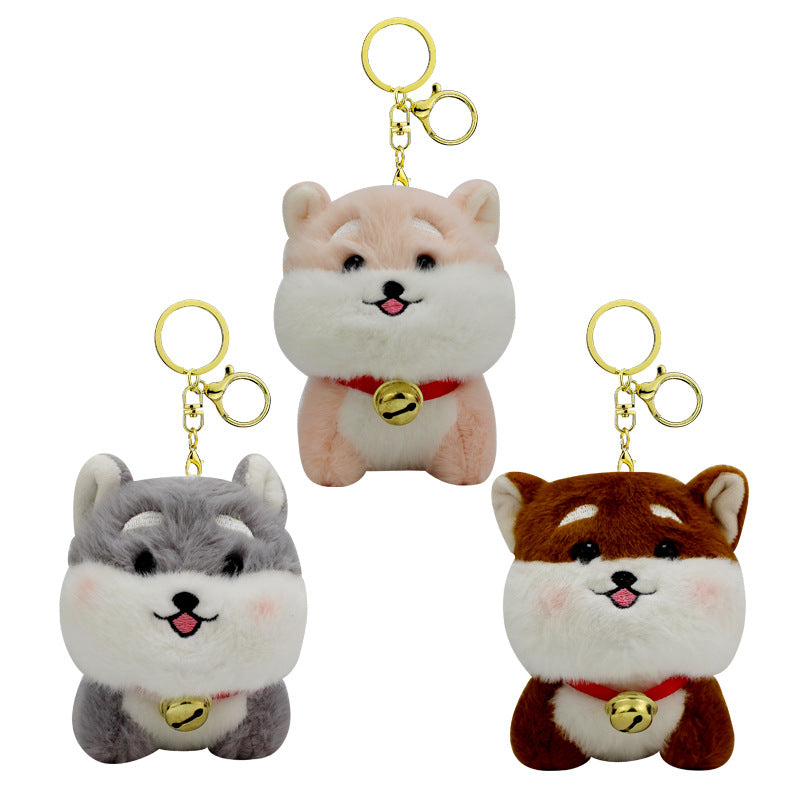 Cute Cartoon Plush Toy Keychain - Small Pendant Charm for Girls Backpacks and Bags