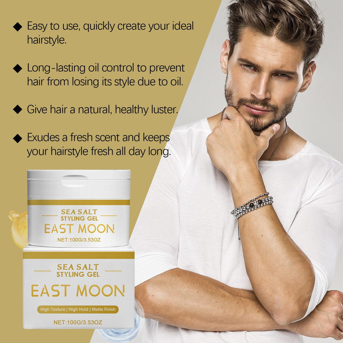 Moisturizing Gloss Natural & Fluffy Men's Styling Care