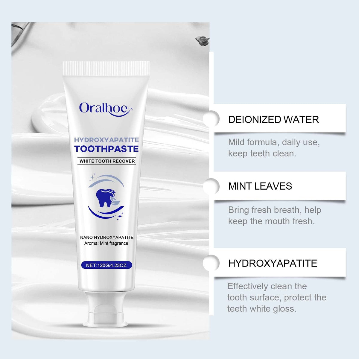 Cleaning Teeth Hygiene Care Oral Tooth Care Gloss Beautiful Tooth Toothpaste