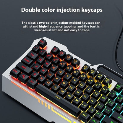 Mechanical Feeling Wired Key Mouse Headset Bundle