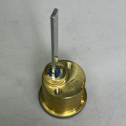 GMS (2-PACK) Russwin Lock Cylinders 1-1/8" Satin Chrome 6 Pin R118-RD1-26D-A2-6