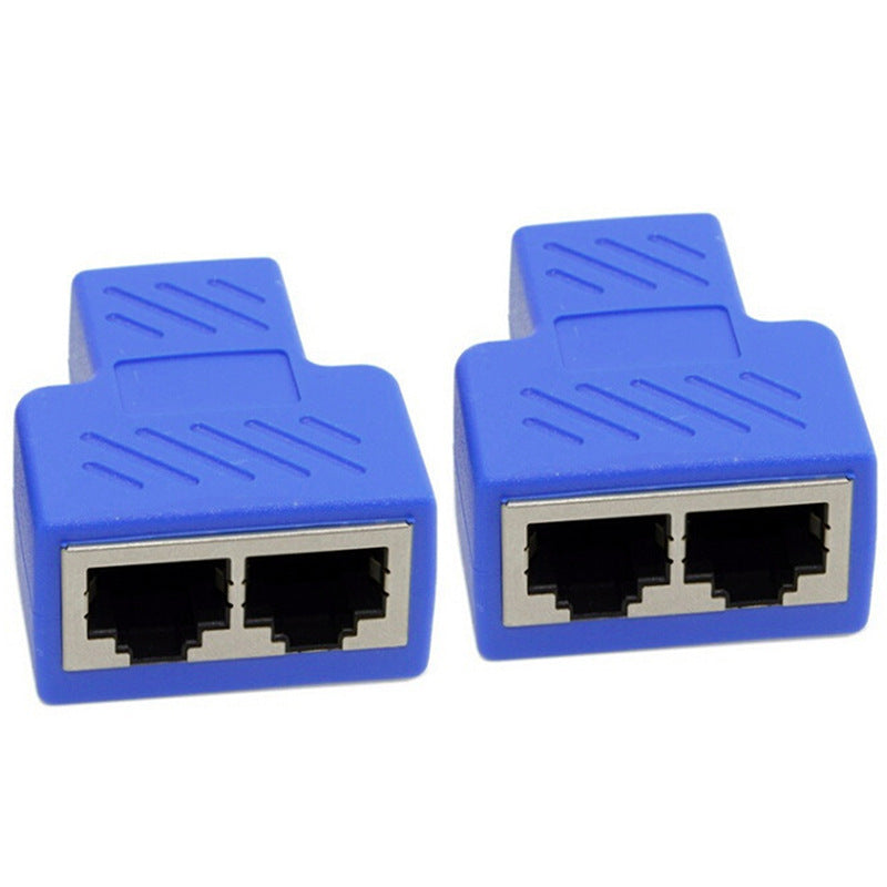 RJ45 Network Cable Splitter: Divides One Cable Into Two