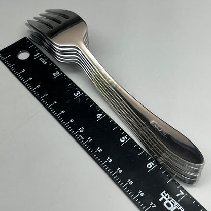 GOLD SERIES IDOL 2 Pack of 12 Qualite Stainless Dinner Forks Metalic
