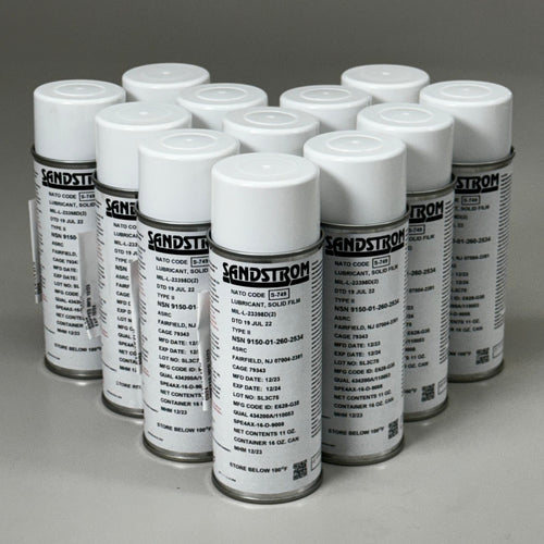 SANDSTROM (12 PACK)Lubricant Solid Film Bonding Industrial Equipment BB12/24 16oz