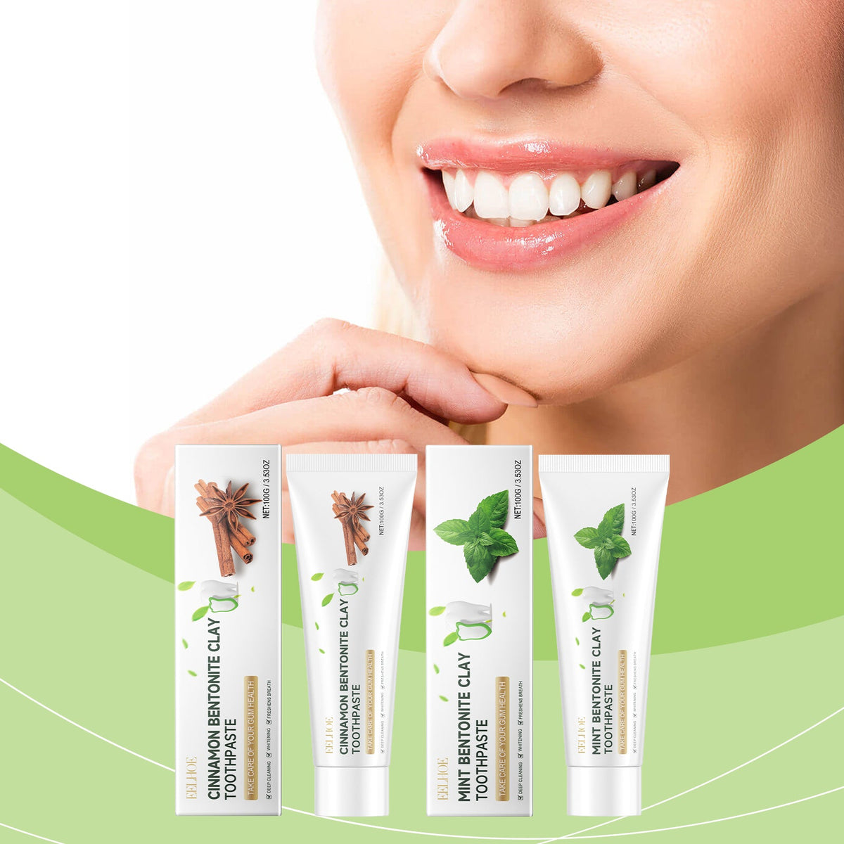 Volcanic Ash Tooth Cleaning Toothpaste Improves Yellow Teeth And Gently Cleans Tooth Dirt Daily Care Toothpaste