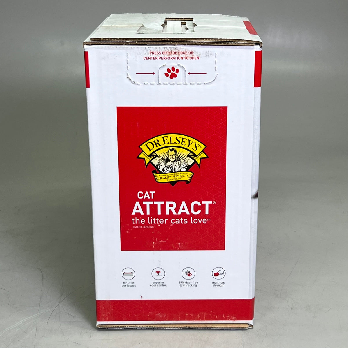 DR. ELSEY'S Precious Cat Attract Clumping Clay Cat Litter 20 Lb Red & White