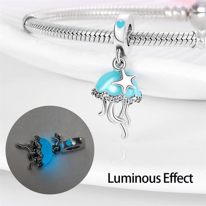 Marine Life Series Silver-Plated DIY Loose Beads For Jewelry Making