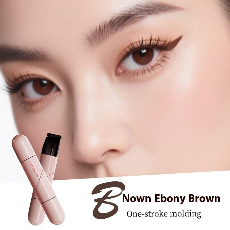 Waterproof Not Smudge Precise Outline Natural Long Lasting Integrated Double-headed Eyeliner Stamp Pen