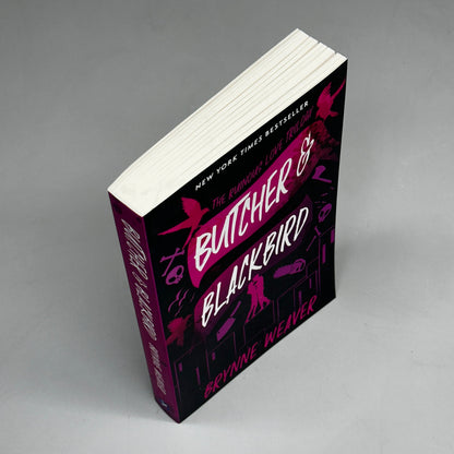 BRYNNE WEAVER Butcher & Blackbird: The Ruinous Love Trilogy 5.5"x8" Black & Purple