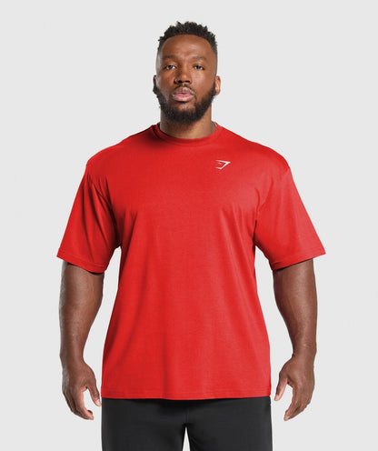 Men's Running Fitness T-Shirt Casual Breathable Loose-Fitting Top