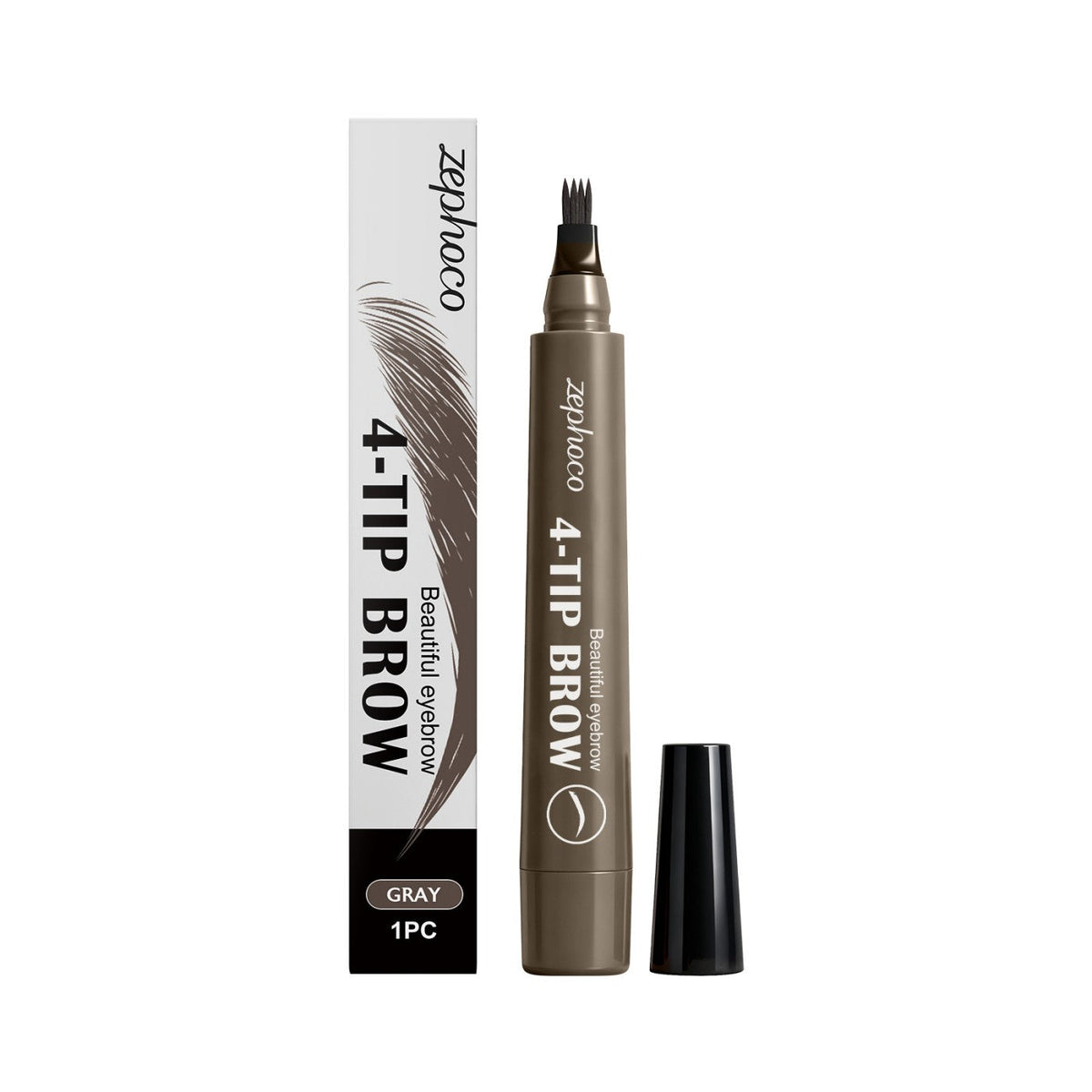Four-fork Waterproof Eyebrow Pencil