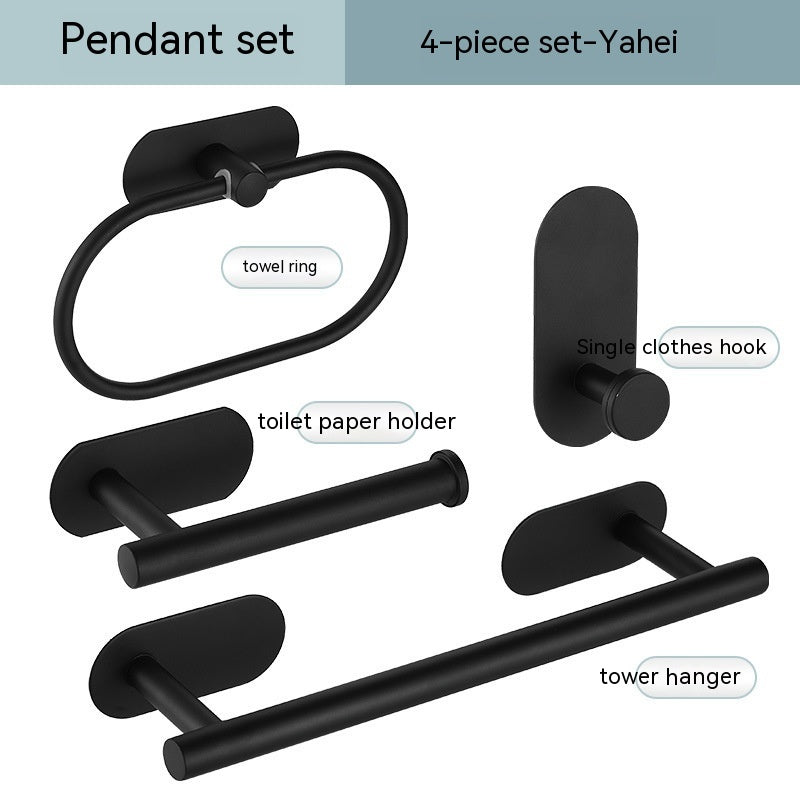 Single Bar Towel Rack Bathroom Hook