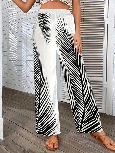 Stylish Printed Wide Leg Pants for Comfortable Fashion
