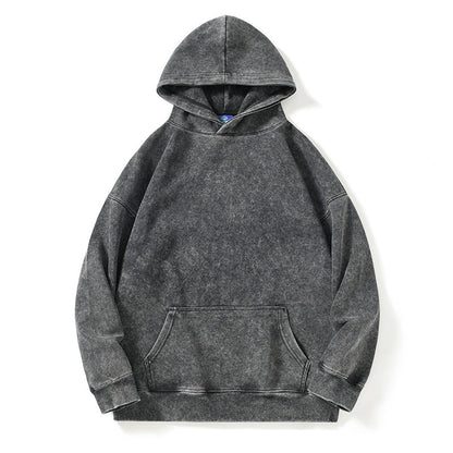 Combed Velvet Cotton Hooded Sweater