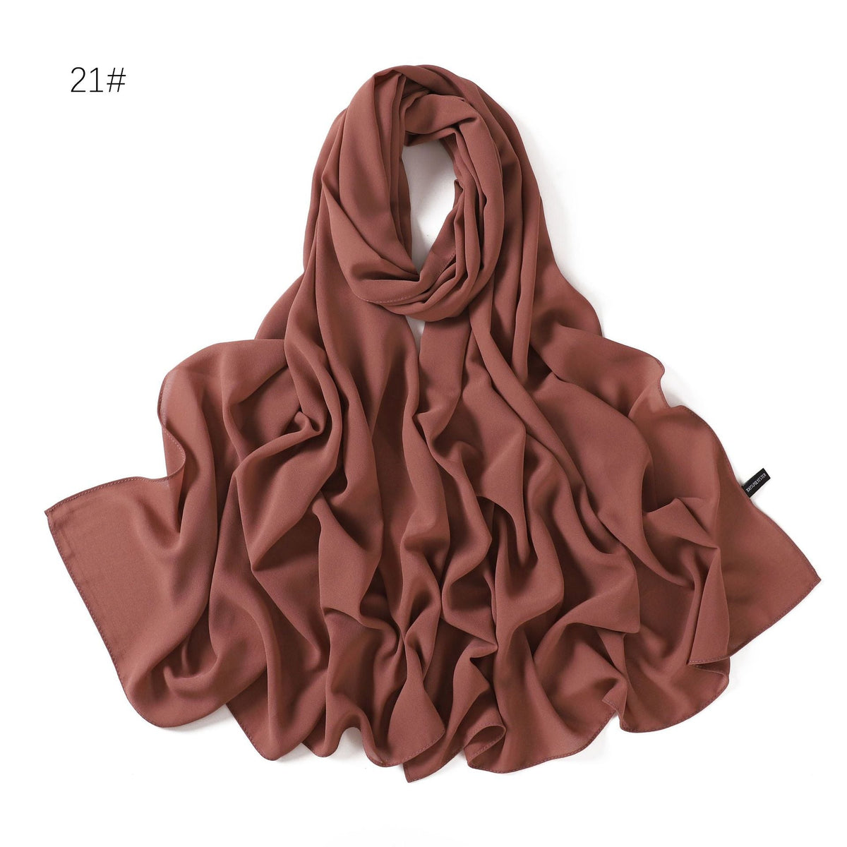 Soft Draping Solid-color Scarf For Women