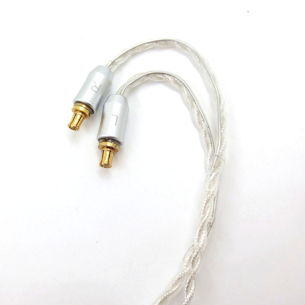 Silver foil headphone cable LS200 CKR90 LS50 70 A2DC interface audiophile headphone upgrade cable