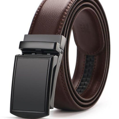 Adjustable Holeless Leather Belts