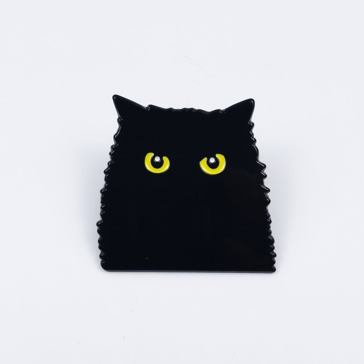 Black Catstyle Brooch, Versatile And Niche, Made Of Alloy For Clothing