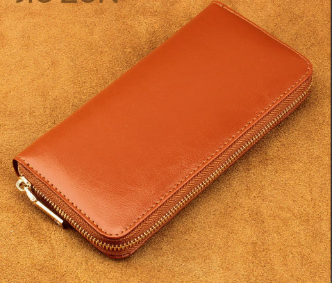 Womens Fashionable High-Capacity Zipper Wallet