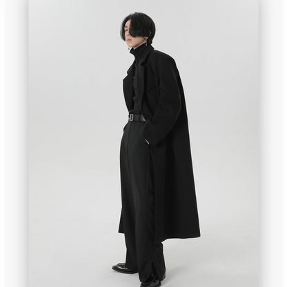 Korean Style Long Woolen Coat Winter